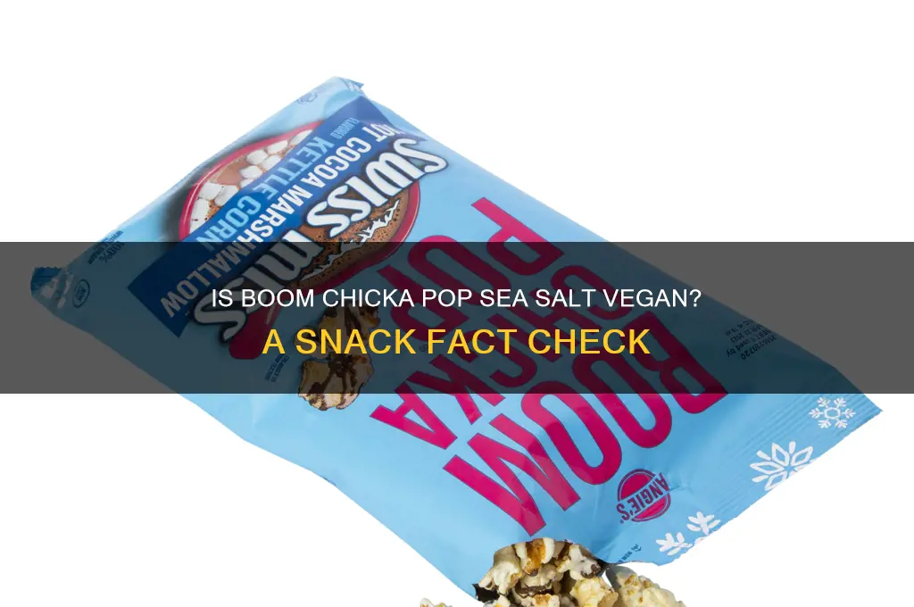 is boom chicka pop sea salt vegan