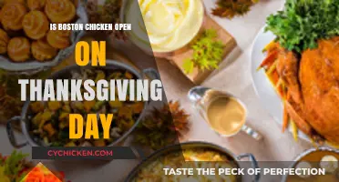 Boston Chicken Thanksgiving Hours: Is It Open on Turkey Day?