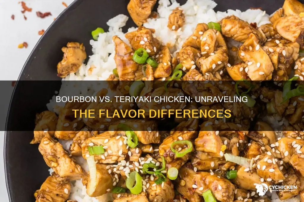 is bourbon chicken the same as teriyaki chicken