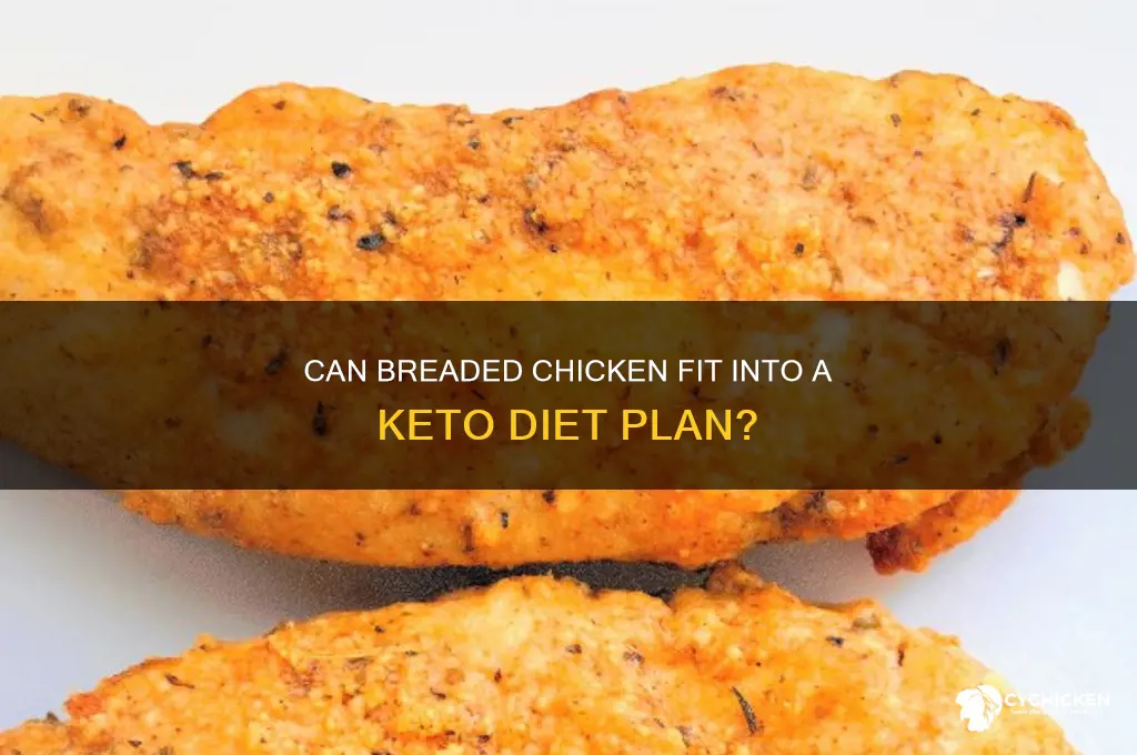 is breaded chicken ok for keto diet