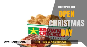 Is Brown's Chicken Open on Christmas Day? Find Out Here