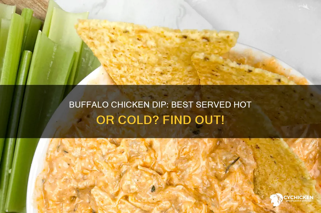 is buffalo chicken dip hot or cold