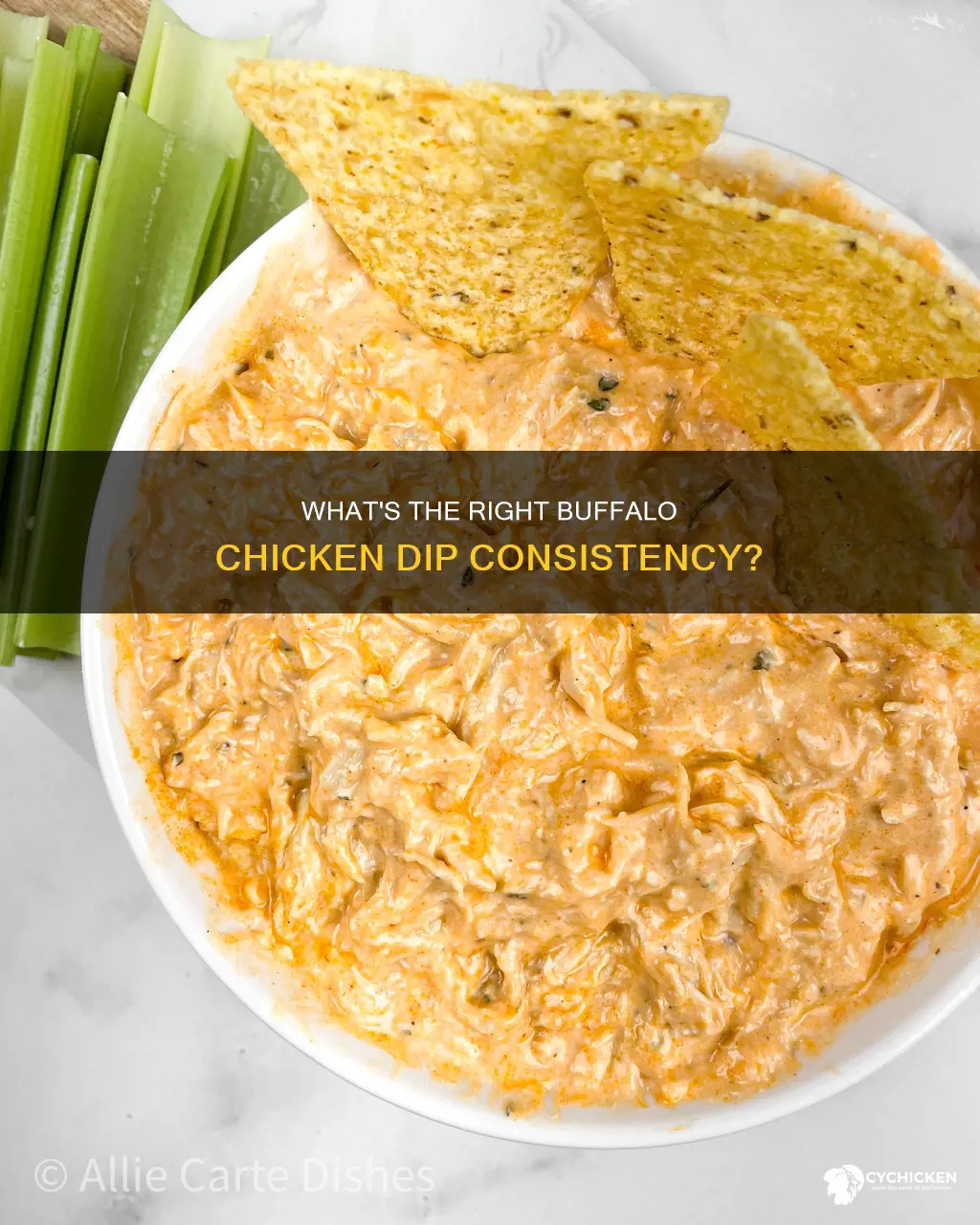 is buffalo chicken dip supposed to be loose or thick