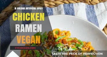 Is Buldak Artificial Spicy Chicken Ramen Vegan? A Detailed Analysis