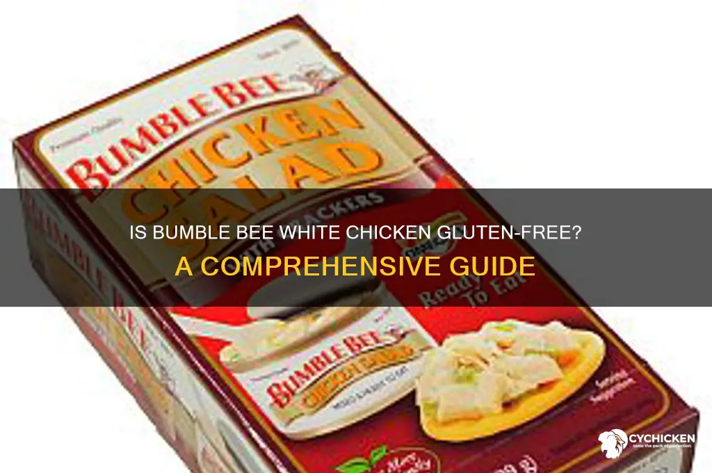 is bumble bee white chicken gluten free