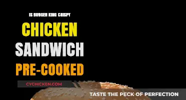 Is Burger King's Crispy Chicken Sandwich Pre-Cooked? The Truth