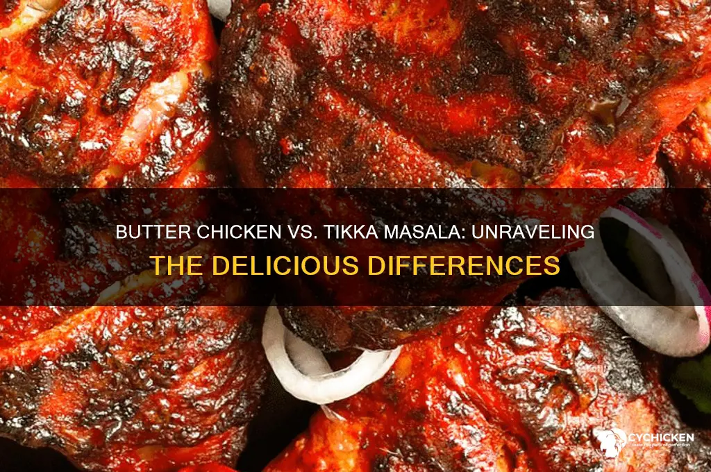 is butter chicken and tikka masala the same
