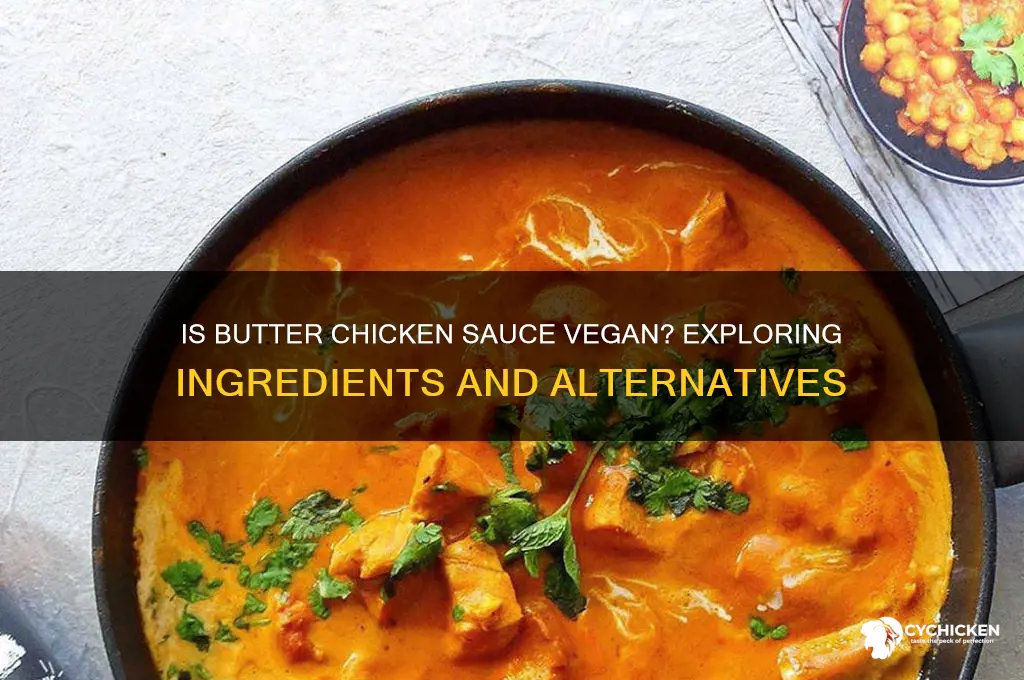 is butter chicken sauce vegan