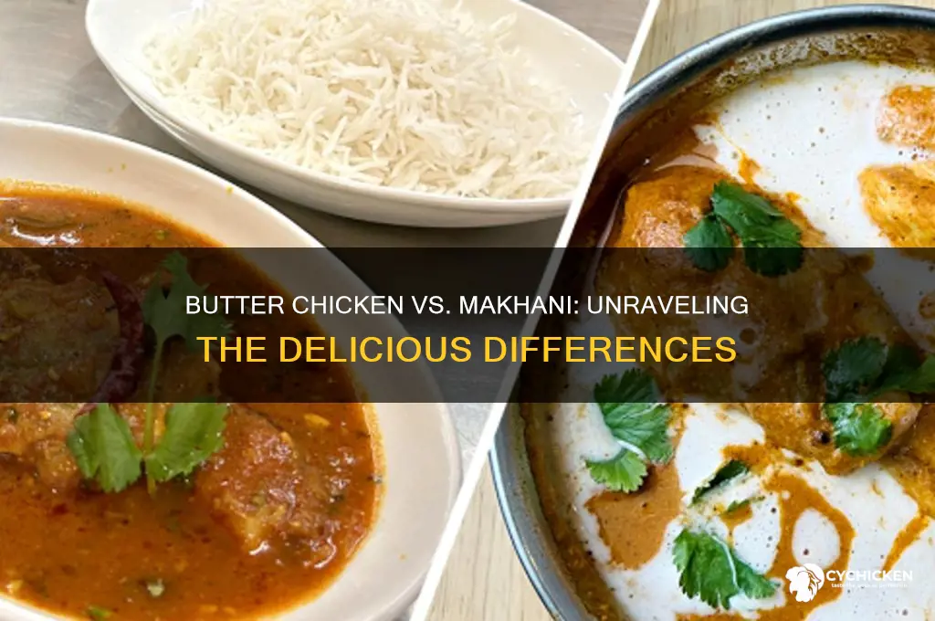 is butter chicken the same as makhani