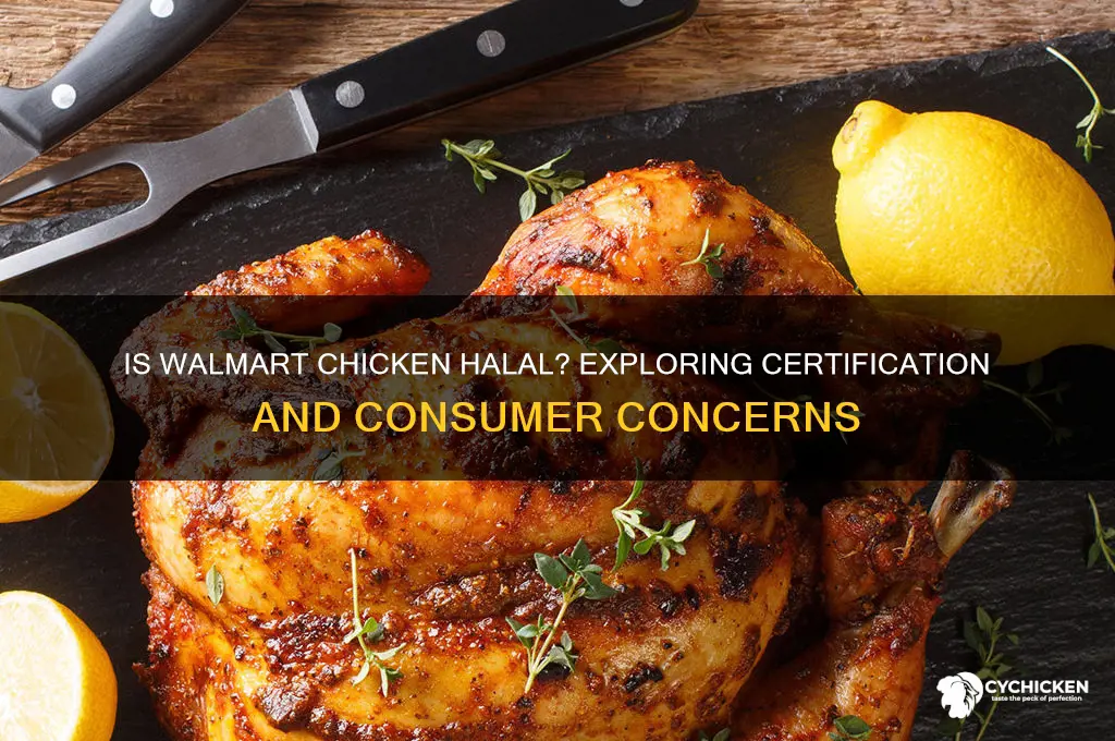 is buying chicken from wallmart is halal