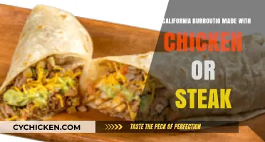 California Burrito Debate: Chicken or Steak Inside?
