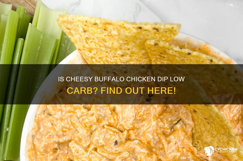 is cheesy buffalo chicken dip low carb