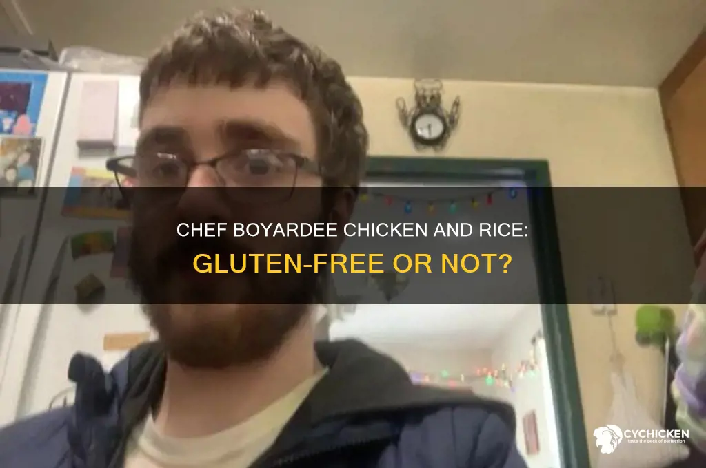 is chef boyardee chicken and rice gluten free