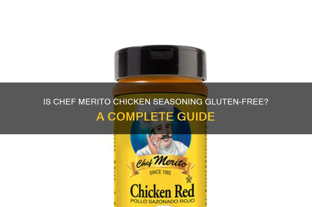 is chef merito chicken seasoning gluten free