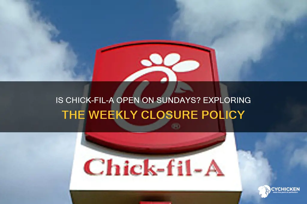 is chick fa la open on sundays