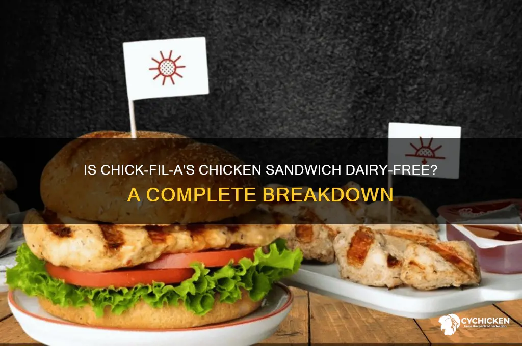 is chick fil a chicken sandwich dairy free