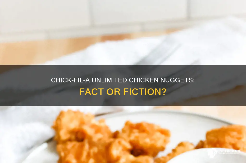 is chick fil a having unlimited chicken nuggets