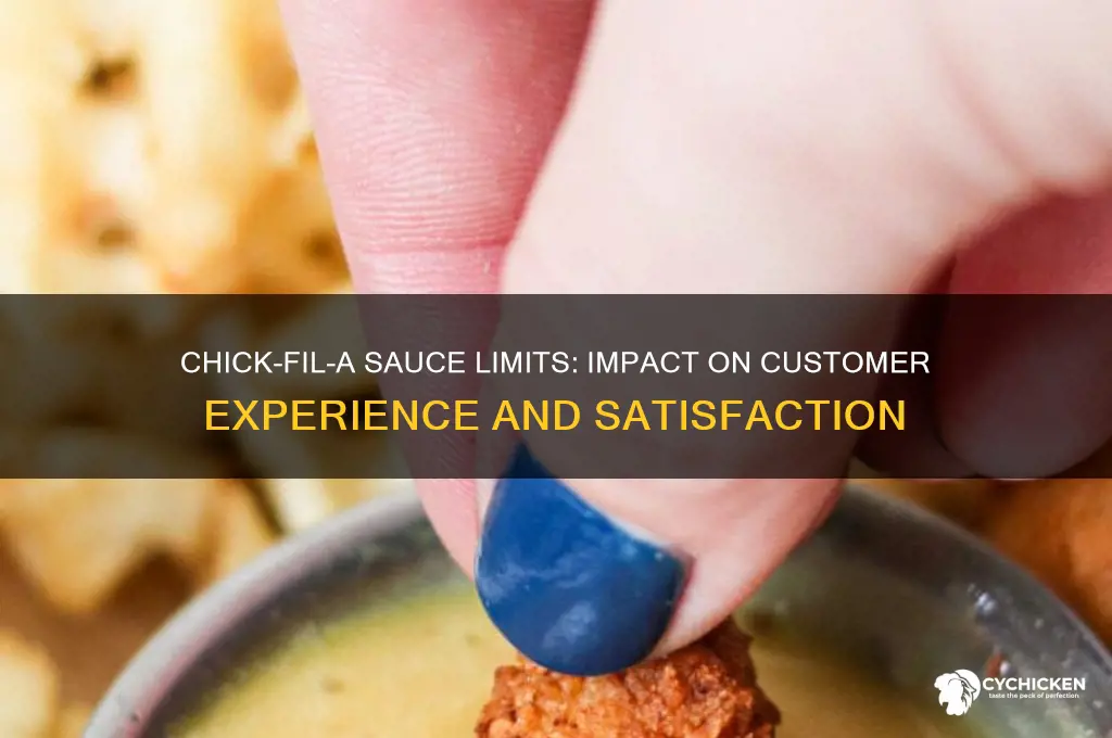 is chick fil a limiting sauces