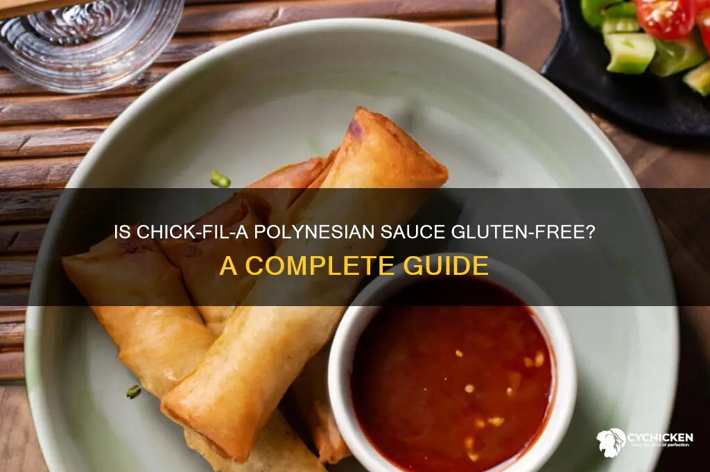 is chick-fil-a polynesian sauce gluten free
