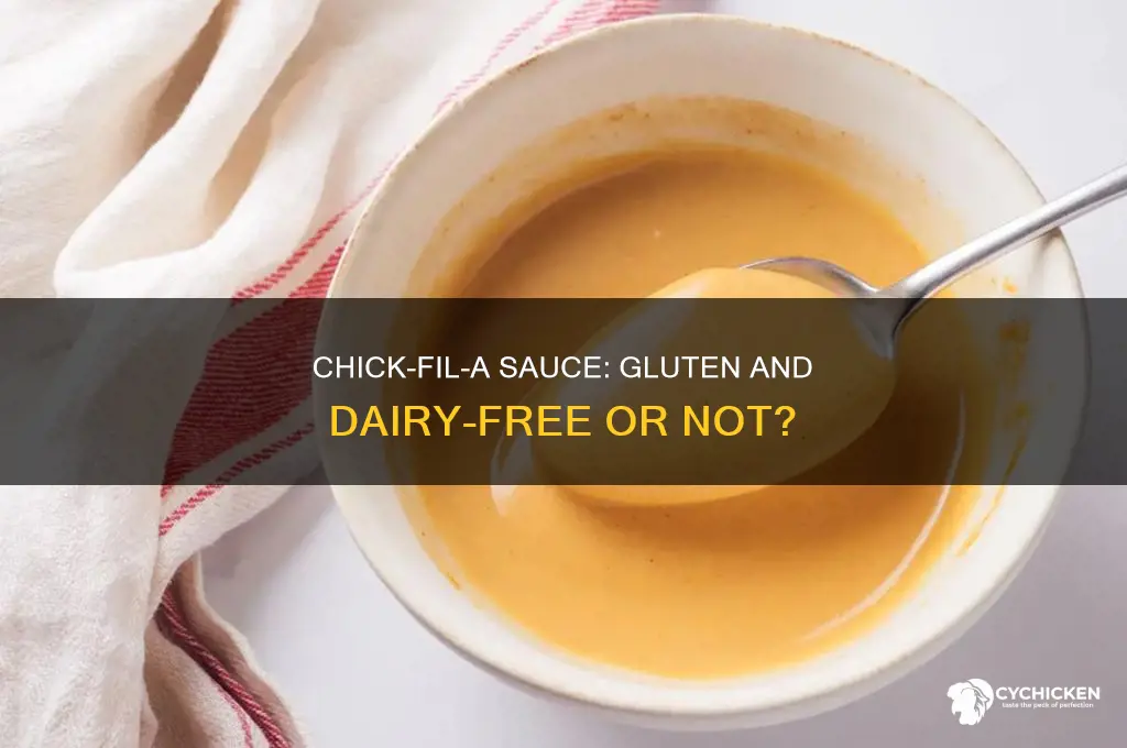 is chick fil a sauce gluten and dairy free