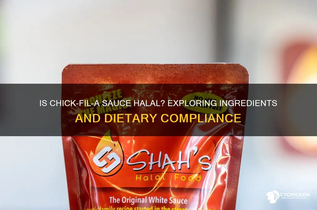 is chick fil a sauce halal