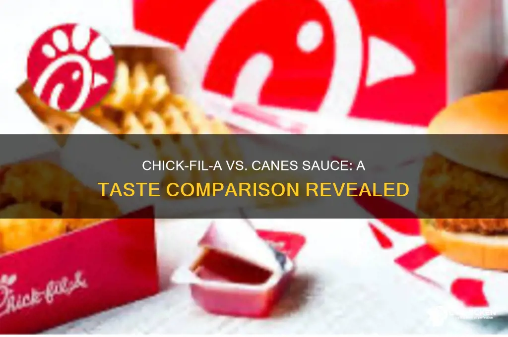 is chick fil a sauce like canes sauce