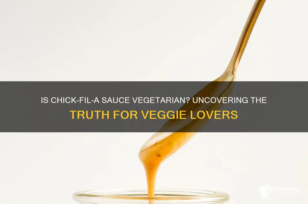 is chick-fil-a sauce vegetarian