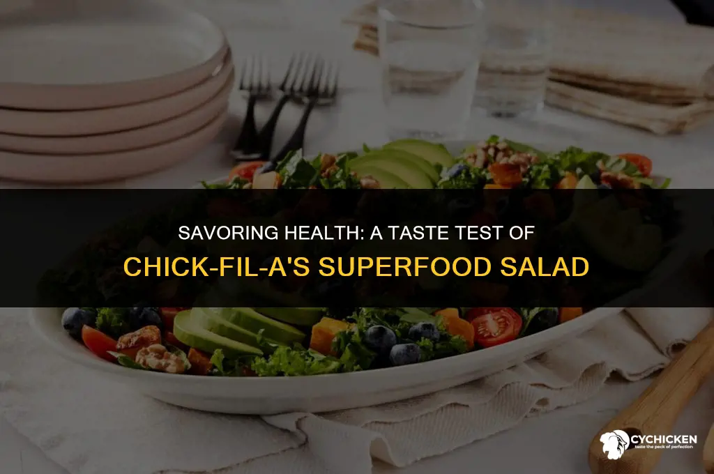 is chick fil a superfood salad tasty