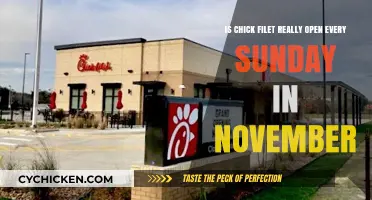 Chick-fil-A's November Sundays: Open or Closed?