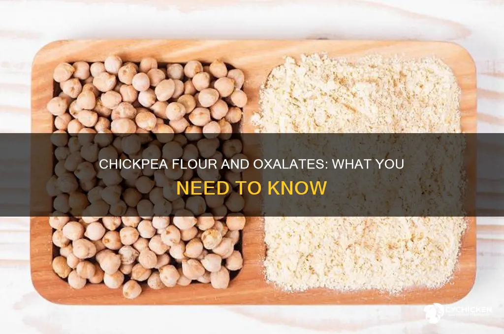 is chick pea flour high in oxalates
