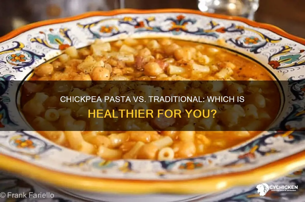 is chick pea pasta better for you