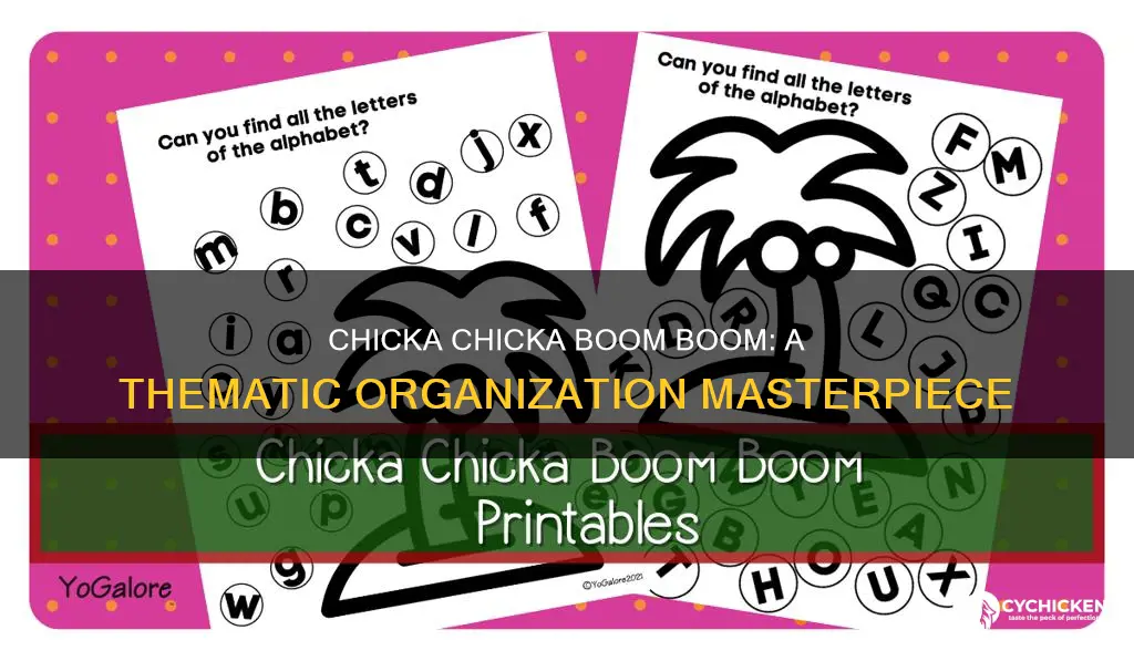 is chicka chicka boom boom a thematically organized book