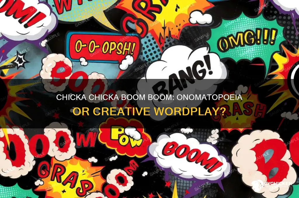 is chicka chicka boom boom an onomatopoeia