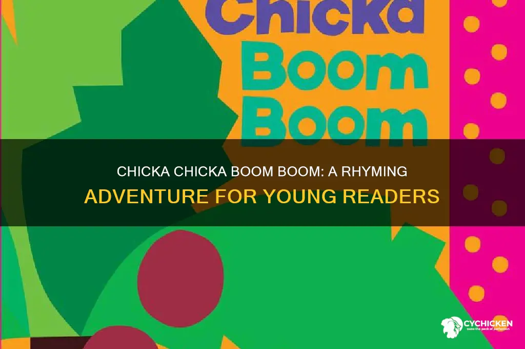 is chicka chicka boom boom rhyming book