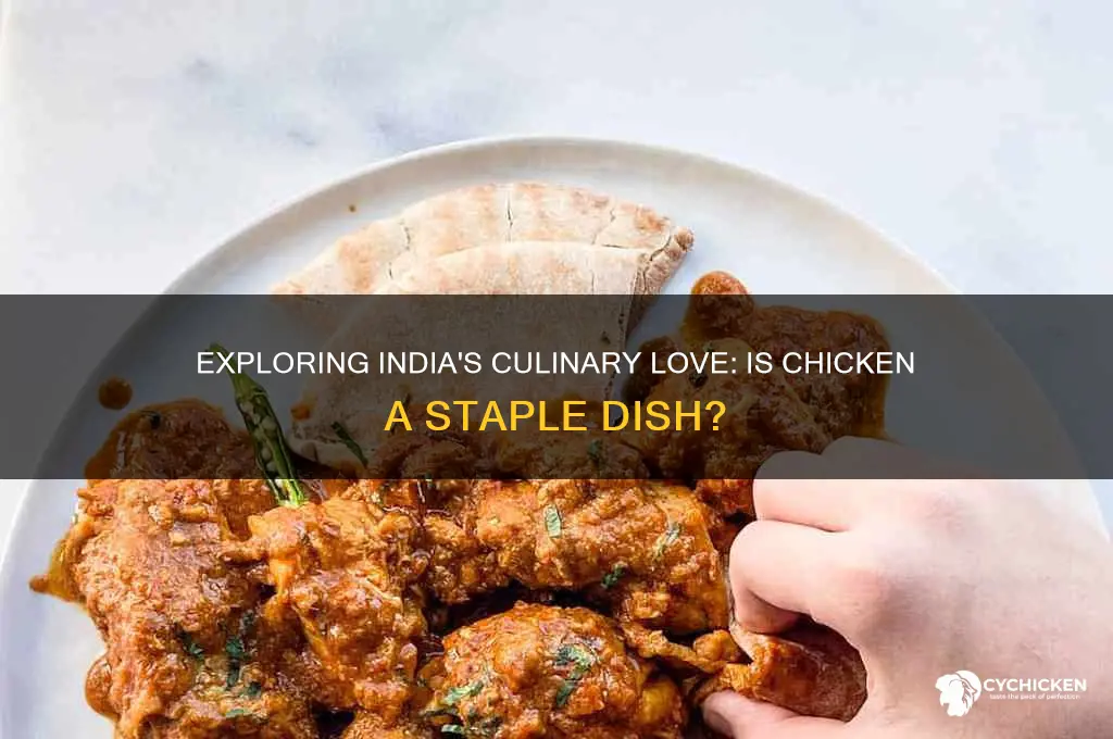 is chicken a common food in india