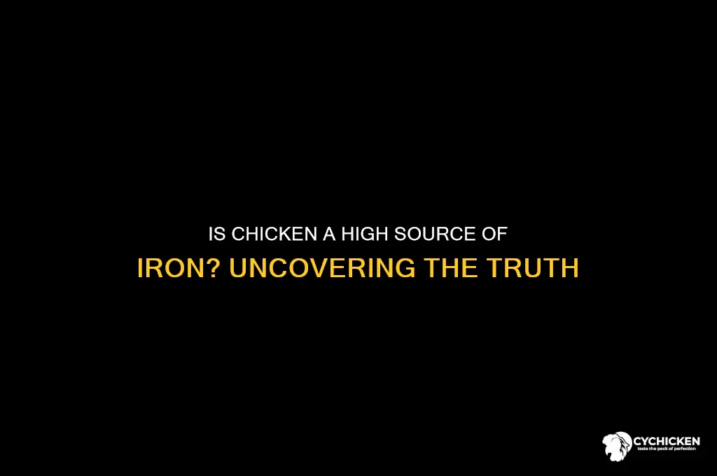 is chicken a high source of iron