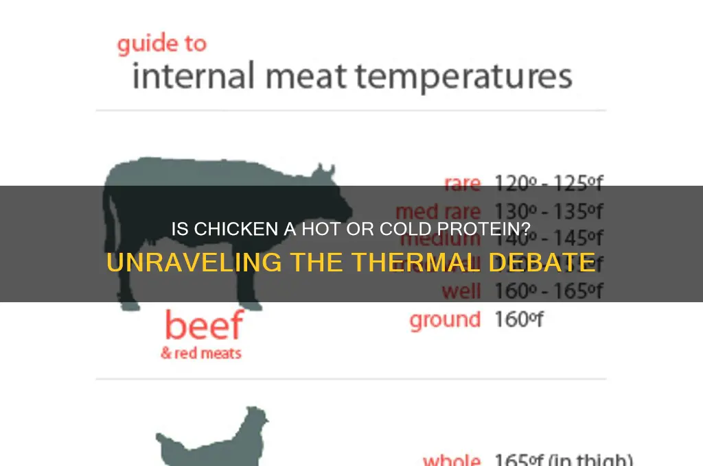 is chicken a hot or cold protein