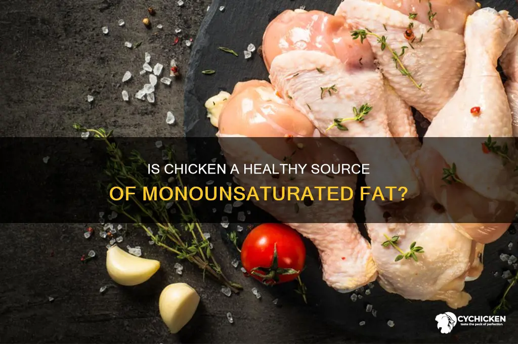 is chicken a source of monosaturated fat