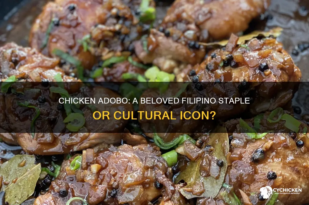 is chicken adobo a staple food in philippines