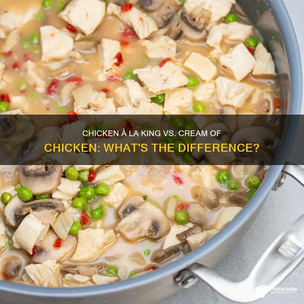 is chicken ala king the same as cream of chicken