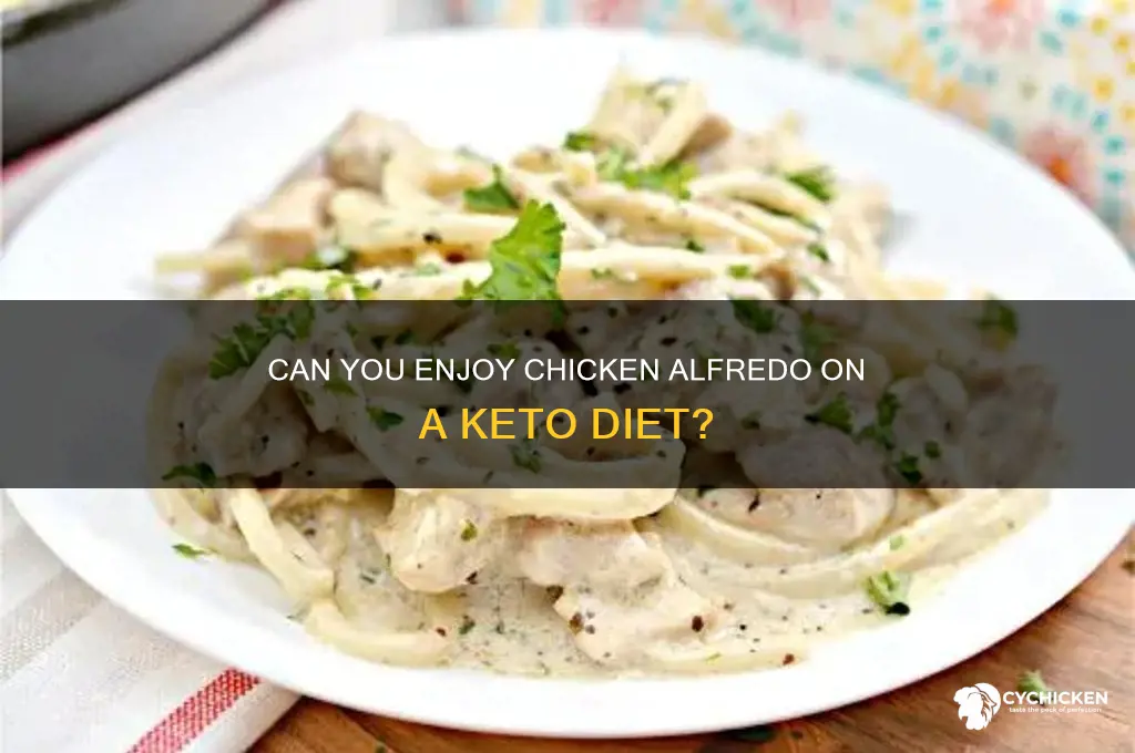 is chicken alfredo for a keto diet
