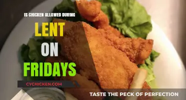 Can You Eat Chicken on Fridays During Lent? A Guide