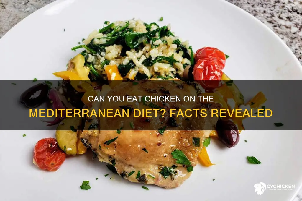 is chicken allowed on the mediterranean diet