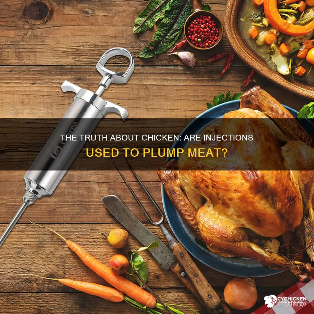 is chicken always injected to puff up the meat