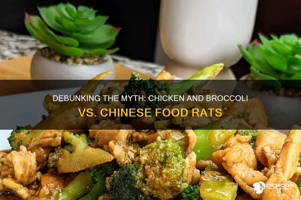 is chicken and broccoli chinese food rats