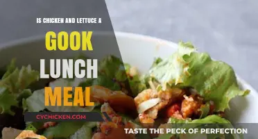 Chicken and Lettuce: A Healthy Lunch Option or Not?