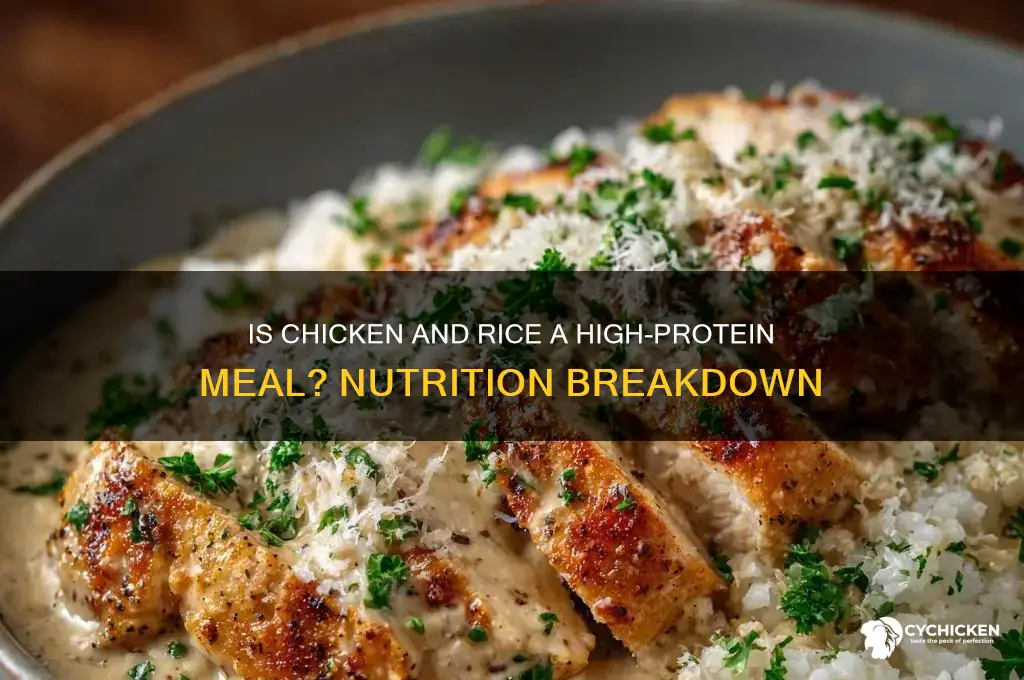 is chicken and rice high in protein
