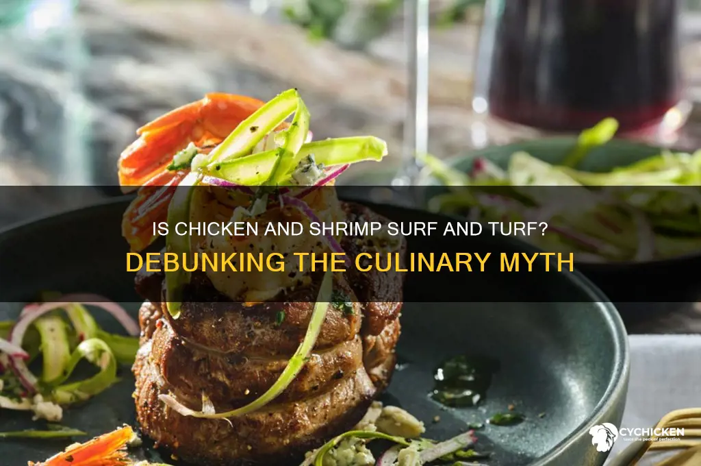 is chicken and shrimp surf and turf