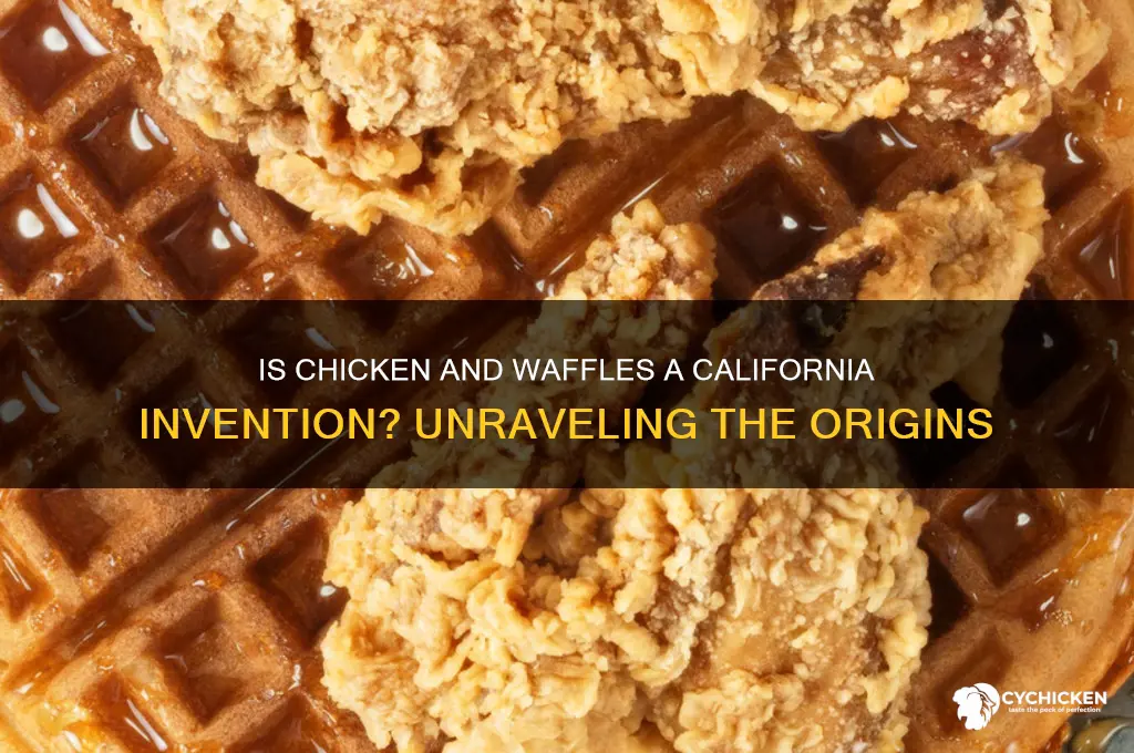 is chicken and waffles a california thing