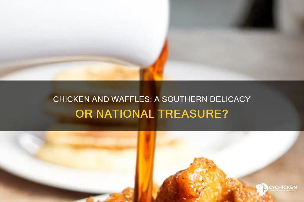 is chicken and waffles a southern thing